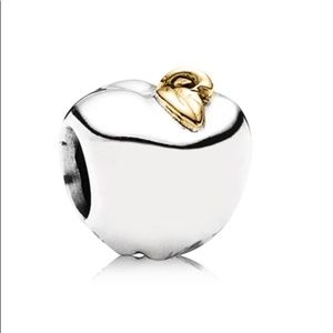 Pandora Stirling Silver Two tone Apple Charm